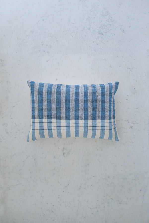 Two Tone Cushion Sky Blue