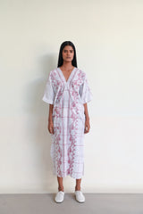 Cherry Kaftan White