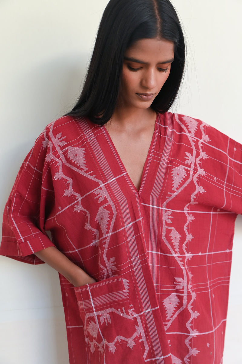 CHERRY KAFTAN - RED